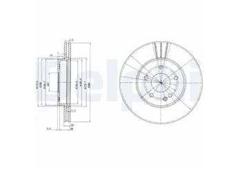 Fren Disk Ayna Ön Sağ ve Sol DELPHI BG2768  2024210712 202 421 0712 2024210912 202 421 0912 202421091264 202 421 091264 A2024210712 A202 421 0712 A2024210912 A202 421 0912 A202421091264 A202 421 091264
