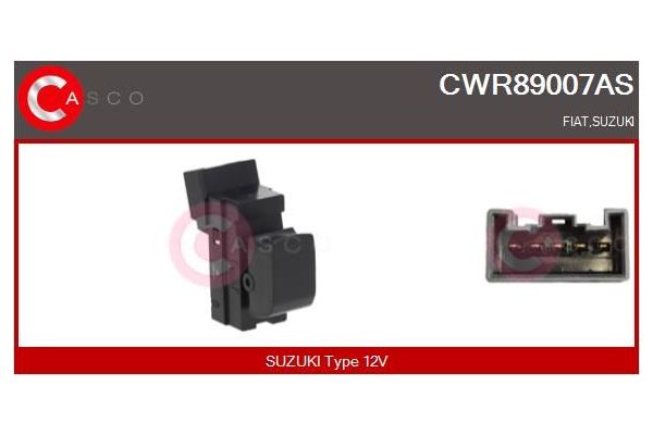 Cam Açma Düğmesi Ön Sağ Fiat Sedici (189)(2006->)  FIAT ORJINAL 71742597