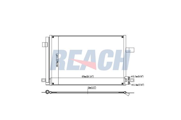 Klima Radyatörü  Volkswagen T6.1 Transporter P.Van (SH)(07.2019->2024)  MAHER 19003