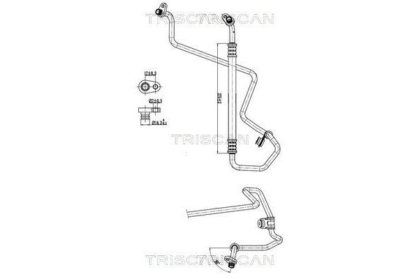 Klima Hortumu  PSA ORJINAL 9678307980