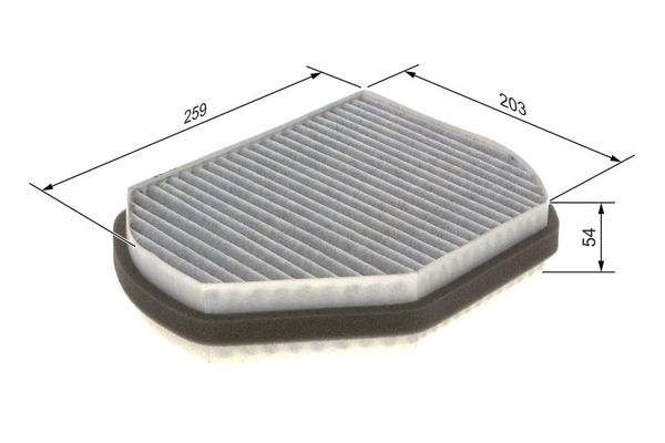 Polen Filtresi  Chrysler Crossfire Cabrio (2004->)  BOSCH 1 987 432 301