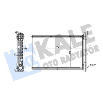 Kalorifer Radyatörü  BMW 1 M Serisi Coupe (E82)(2011->)  KALE 346755