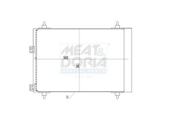 Klima Radyatörü  VEKA 43-3302  6455AA 9638574080 00006455AA