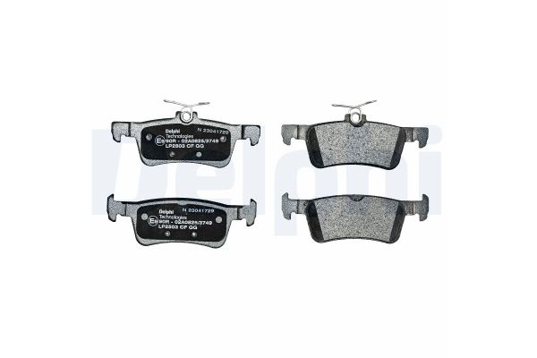 Fren Disk Balata Arka Citroen Berlingo Van (09.2018->)  DELPHI LP2503