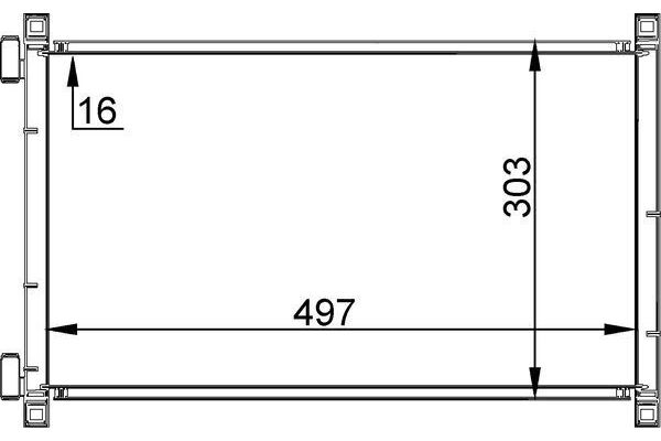 Klima Radyatörü  Abarth Punto (188)(2002->)  MAHLE AC 238 000S
