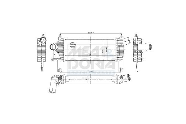 Turbo Radyatörü  Nissan Navara Pickup (D40M)(05.2005->)  ORİS 295-4835