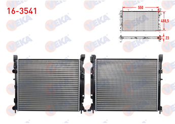 Su Radyatörü  VEKA 16-3541  21460 7S000