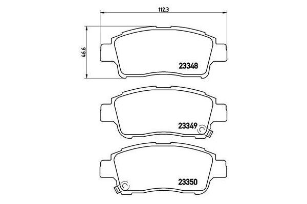 Fren Disk Balata Ön BREMBO P 83 050