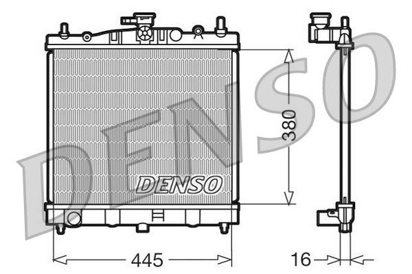 Su Radyatörü  DENSO DRM46002