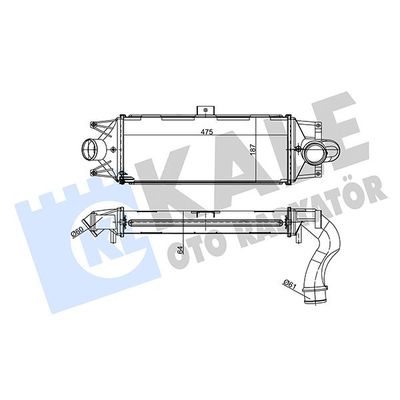 Turbo Radyatörü  IVECO ORJINAL 5801349168