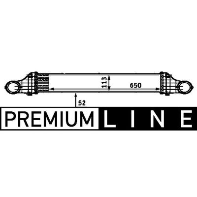 Turbo Radyatörü  Mercedes E -Serisi S.Wagon (BM 211)(01.2003->)  MAHLE CI 68 000P