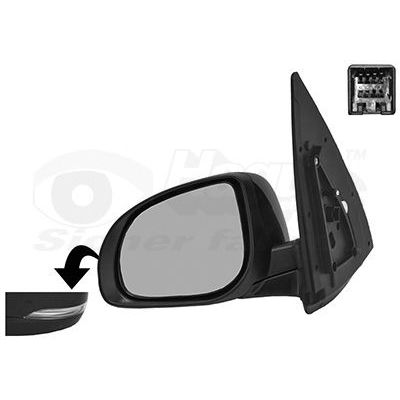 Dikiz Aynası Dış Sol Hyundai i10 (PA)(09.2007->)  SPJ E-3777