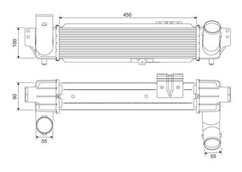 Turbo Radyatörü  VALEO 818382  281904A160 28190-4A160