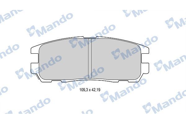 Fren Disk Balata Arka Opel Frontera B (1998->)  MANDO MBF015557