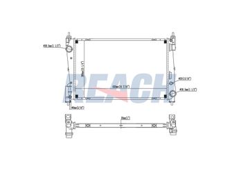 Su Radyatörü  AXAM 02-13-05-4032  1300415 1300296 1300329 13313295 55703926 557039260 95510451