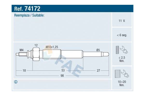 Isıtma Bujisi  KRAFTVOLL 05030081