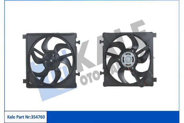 Radyatör Fan ve Motoru  Skoda Citigo (NF1)(02.2012->)  KALE 354760