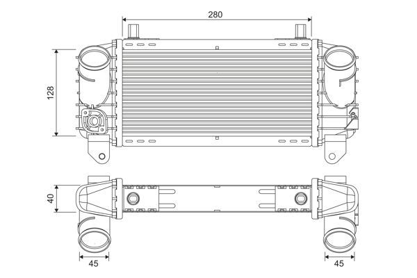 Turbo Radyatörü  Audi A2 (8Z)(06.2000->)  VALEO 817872