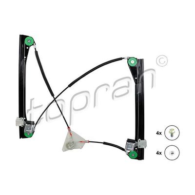 Cam Krikosu Ön Sağ veya Sol Volkswagen Polo IV (9N1)(11.2001->2005)  TOPRAN 111 266
