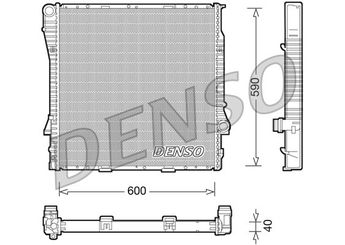 Su Radyatörü  DENSO DRM05114  DRM05114 17111439102
