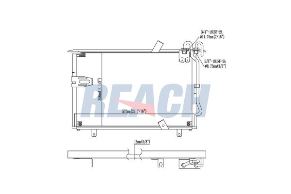 Klima Radyatörü  BMW 5 Serisi Sedan (E34)(1988->)  MAHLE AC 205 000S