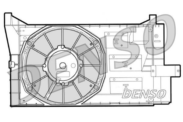 Radyatör Fan ve Motoru  Fiat Seicento (187)(1998->)  MAHLE CFF 154 000P