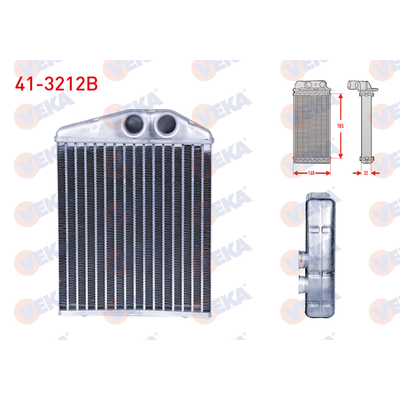 Kalorifer Radyatörü  Opel Signum (07.2005->)  VEKA 41-3212B