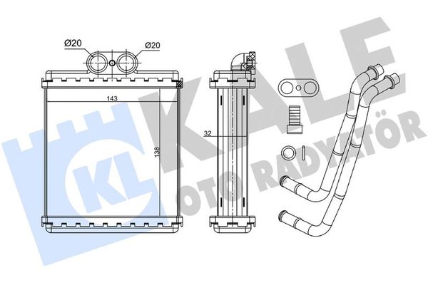 Kalorifer Radyatörü  KALE 352095