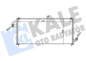 Klima Radyatörü  KALE 389800  73210FC030 73210-FC030 73210FC010 73210FC031