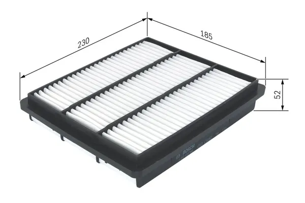 Hava Filtresi  Mitsubishi Pajero Pinin (H60/H70)(1999->)  BOSCH 1 457 433 968