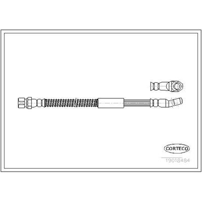 Fren Hortumu Ön Sağ veya Sol OSSCA 00415
