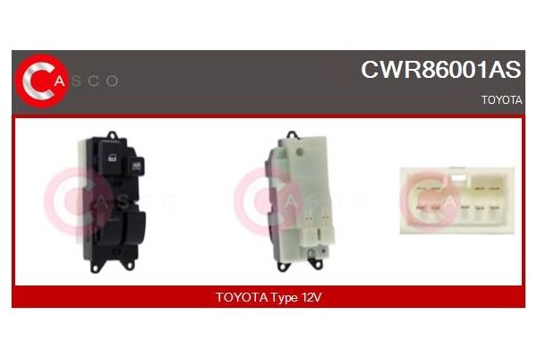 Cam Açma Düğmesi Ön Sol Toyota Corolla (E10)(1993->)  KRAFTVOLL 04050397