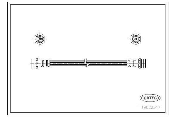 Fren Hortumu Arka Sağ veya Sol ASPART 3HOS1254
