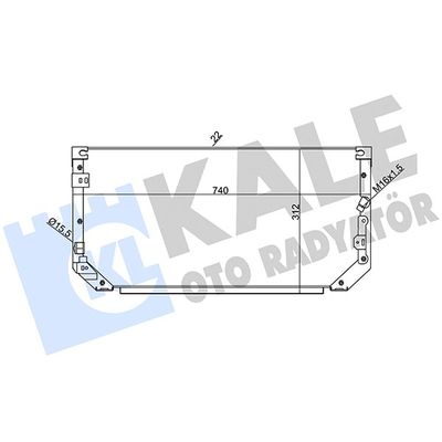 Klima Radyatörü  Toyota Corolla (E11)(1997->)  MGA 82434
