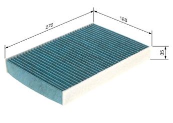 Polen Filtresi  BOSCH 0 986 628 548  6479K9 6479 K9