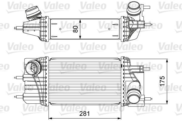 Turbo Radyatörü  Nissan NV200 /Evalia (M20/M)(08.2009->)  VALEO 818666