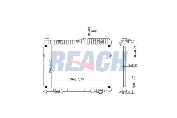 Su Radyatörü  RADISEN RR 66859