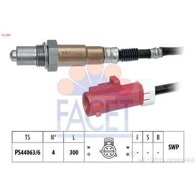 Oksijen (Lambda) Sensörü  Ford Streetka (CCS)(01.2003->)  KRAFTVOLL 05010006