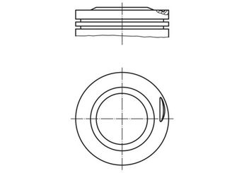 Piston (90.00MM-1.00)   MAHLE 002 25 02  A1020303438 1020303438 1020303838 1020306338 1020371904 A1020303838 A1020306338 A1020371904 102 030 34 38 102 030 38 38 102 030 63 38 102 037 19 04 A102 030 34 38 A102 030 38 38 A102 030 63 38 A102 037 19 04