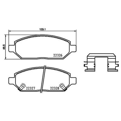 Fren Disk Balata Ön Opel Karl (2015->)  MAGNETI MARELLI 363700459088