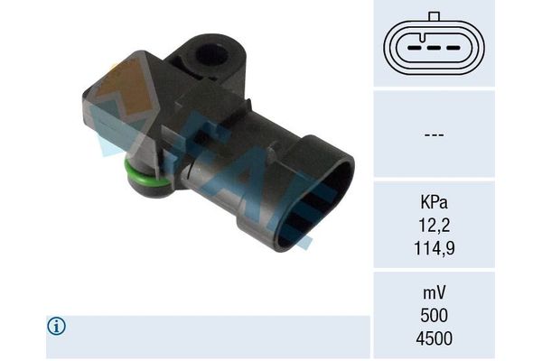 MAP Sensörü  OPEL ORJINAL 55563375