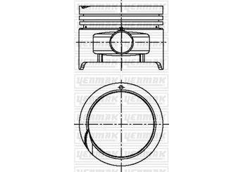 Piston (72.00MM-0.50)  YENMAK 36-04441-050-TPR  8771126050