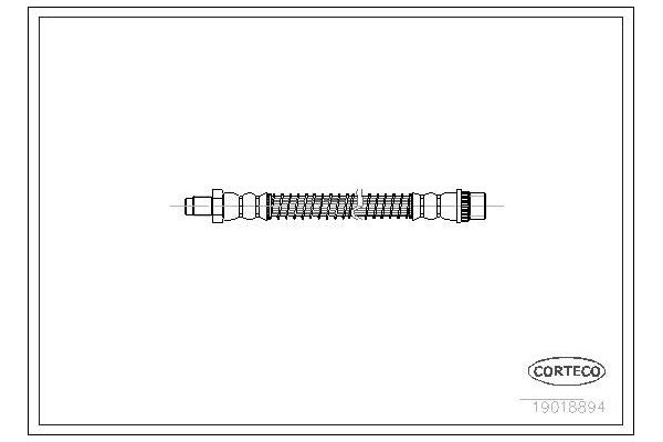 Fren Hortumu Ön Sağ veya Sol Citroen AX (03.1987->)  PSA ORJINAL 480656