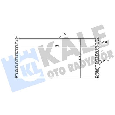 Su Radyatörü  KALE 348290