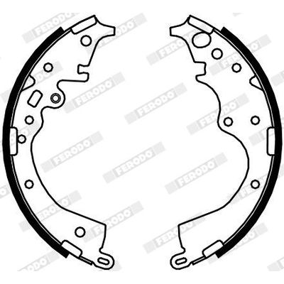 Fren Pabuçlu Balata Arka FERODO FSB4122