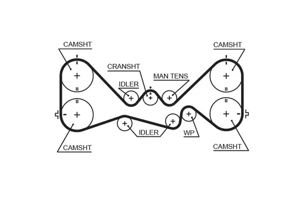Triger Kayışı  GATES 5384XS