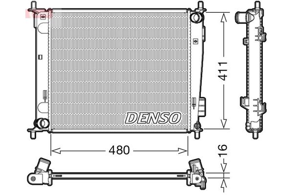 Su Radyatörü  DENSO DRM43003