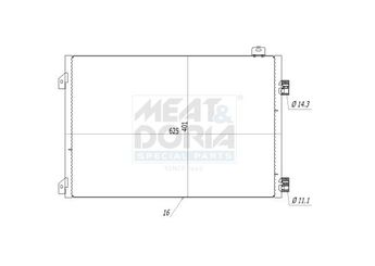 Klima Radyatörü  AXAM AX-02-22-05-4064  8200742595 8200245598