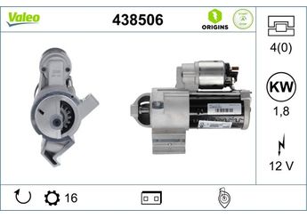Marş Dinamosu  VALEO 438506  438506 12418685988 12 41 8 685 988 12418691765 12 41 8 691 765 8685988 8 685 988 8691765 8 691 765