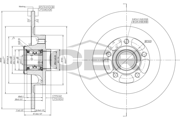 Fren Disk Ayna Arka Sağ ve Sol Renault Latitude (2010->)  RENAULT ORJINAL 8550509125